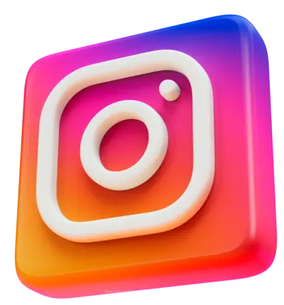 Logo do Instagram 3D